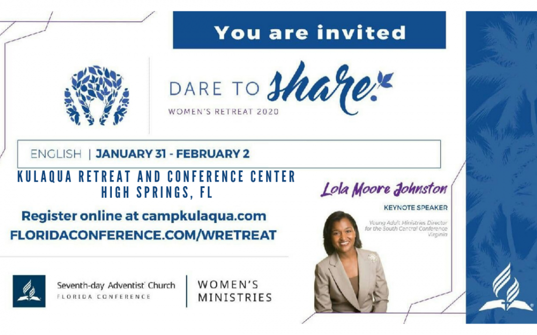 2020 Dare to Share Women’s Retreat at Kulaqua Retreat and Conference Center English Session